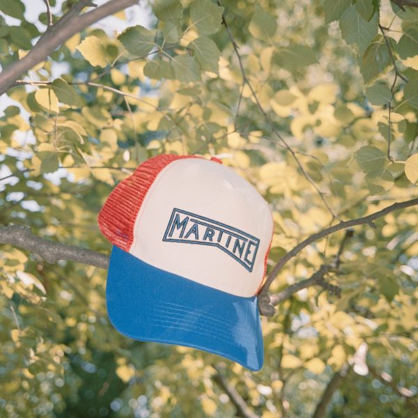 Casquette filet bleu blanc rouge Martine