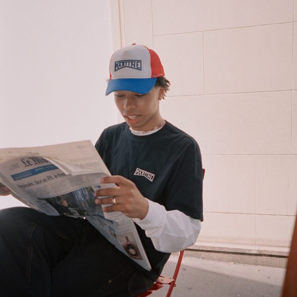 Casquette filet bleu blanc rouge Martine