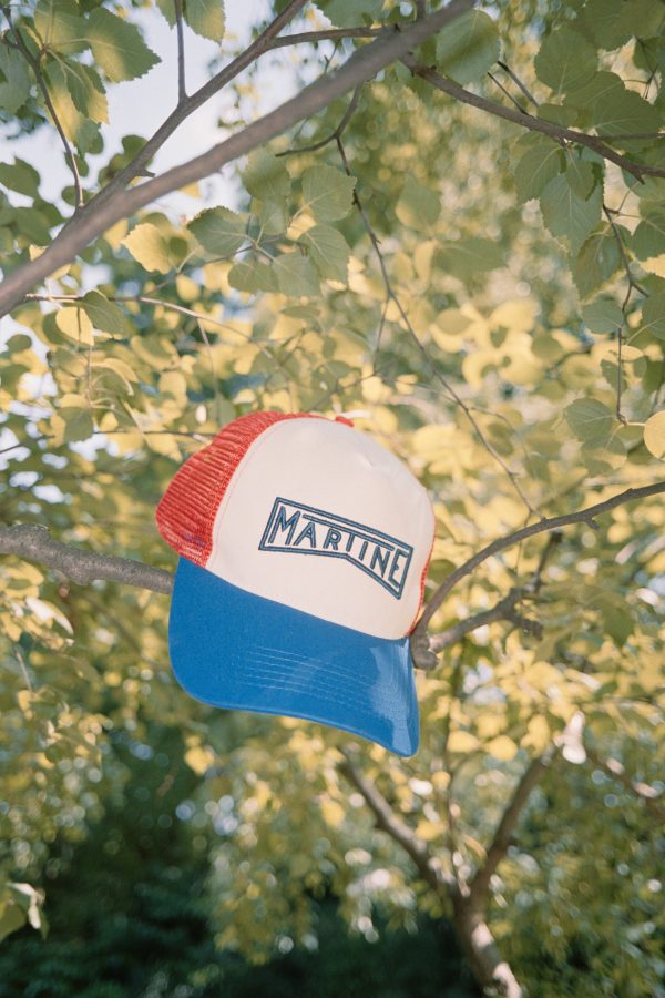 Casquette filet bleu blanc rouge Martine Casquette filet bleu blanc rouge Martine