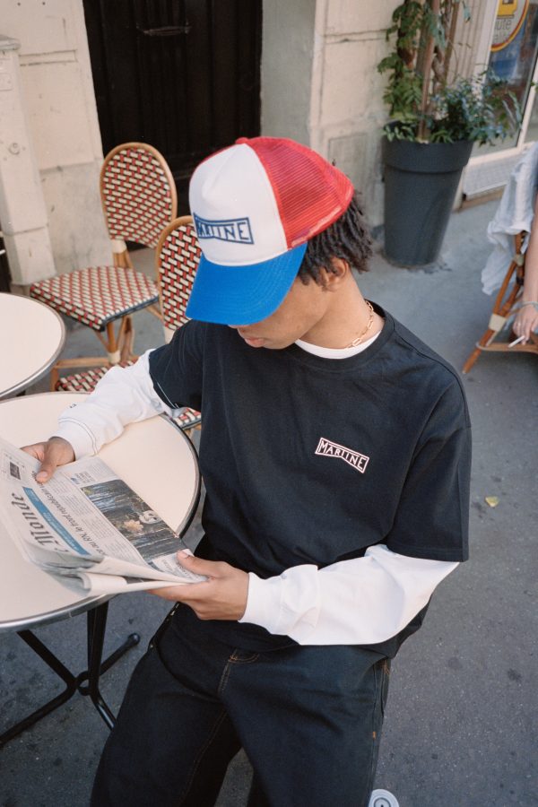 Tee-shirt manches courtes 100% coton biologique noir Martine Tee-shirt manches courtes 100% coton biologique noir Martine