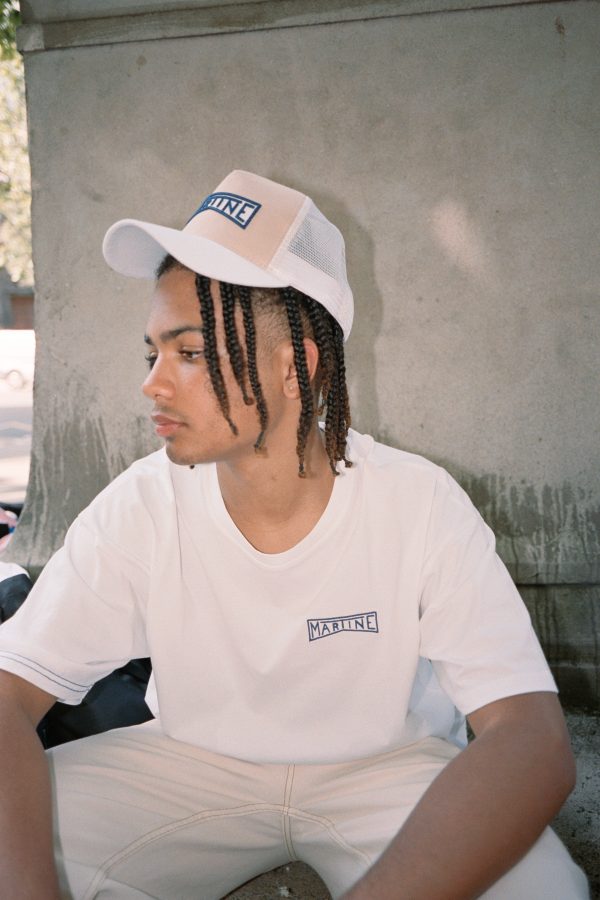 Casquette filet blanc beige Martine Casquette filet blanc beige Martine