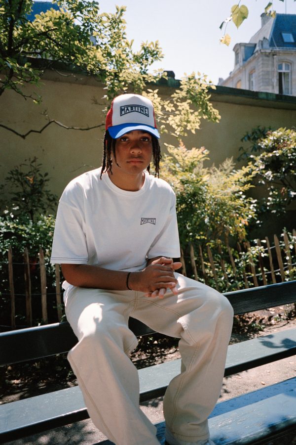 Tee-shirt manches courtes 100% coton biologique blanc Martine Tee-shirt manches courtes 100% coton biologique blanc Martine