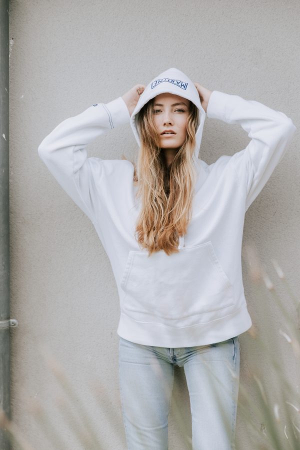 Sweat shirt à capuche blanc Sweat shirt à capuche blanc