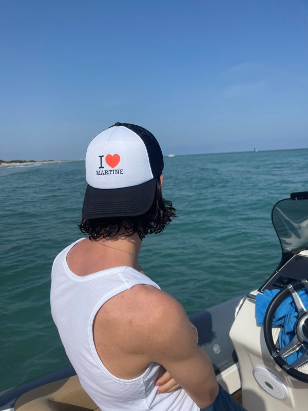 Casquette filet Trucker mousse I Love